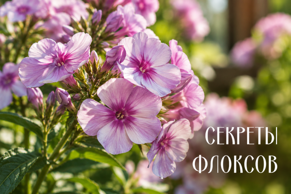 Как ухаживать за флоксами
