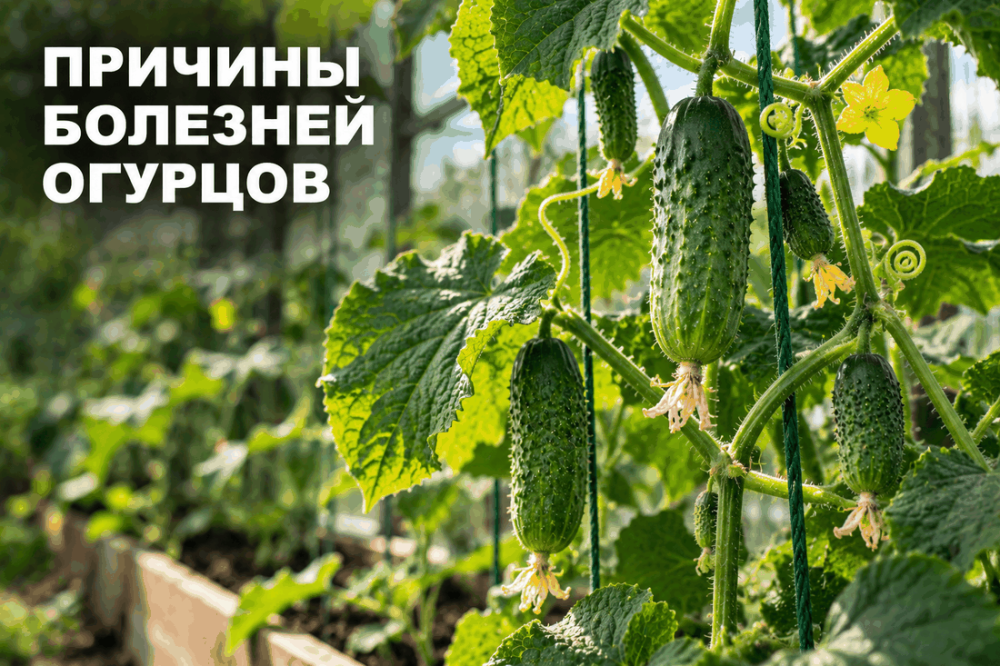 Выявление причин болезней огурцов
