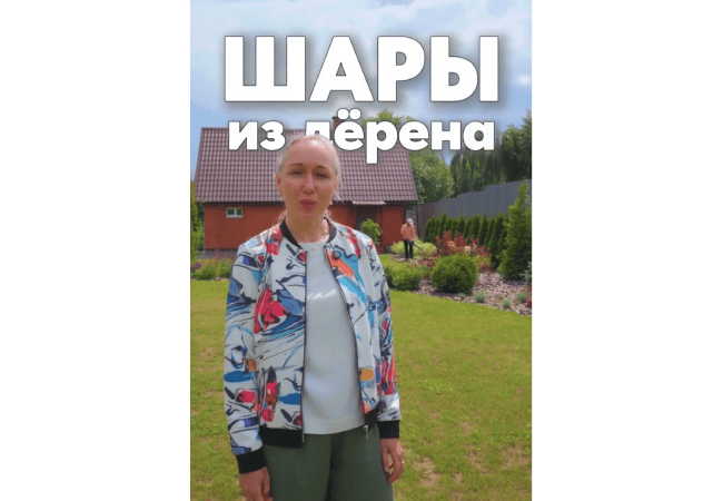 Шары из дерена