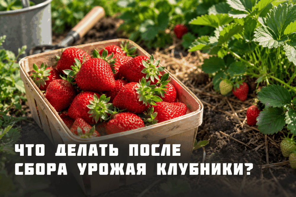 Уход за клубникой после сбора урожая