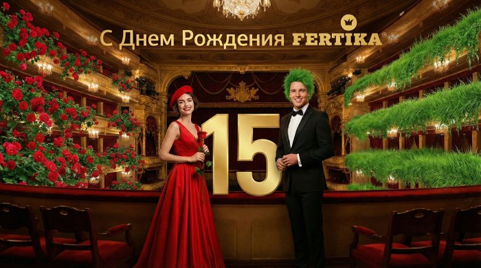 С Днем Рождения, «Fertika»! Сегодня нам 15 лет! 
